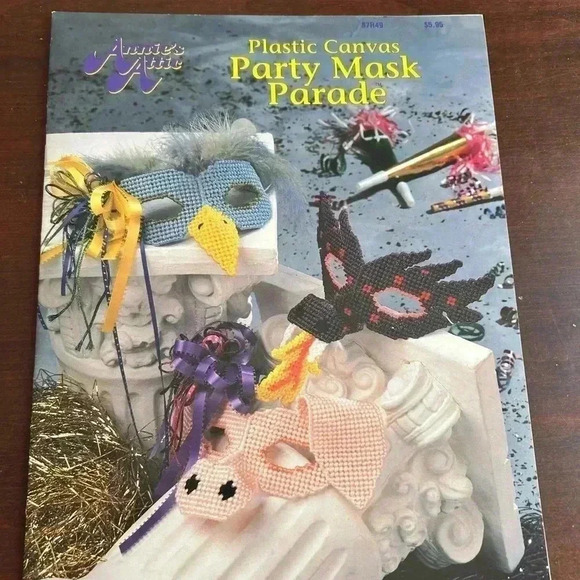 5/$25 plastic canvass ANNIE ATTIC embroidery craft book tutorial - Picture 1 of 8